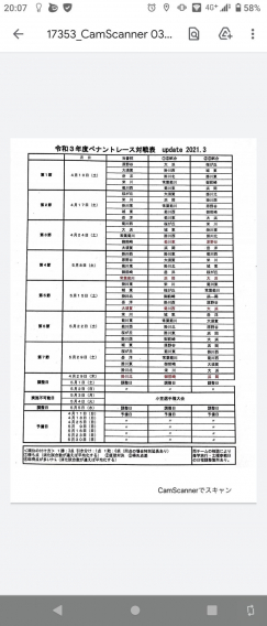 小笠ペナントレース　開幕